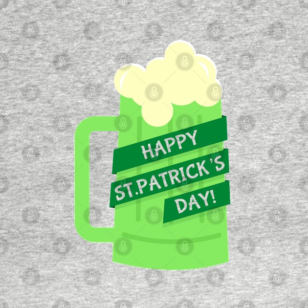 happy st patricks green beer by gossiprag